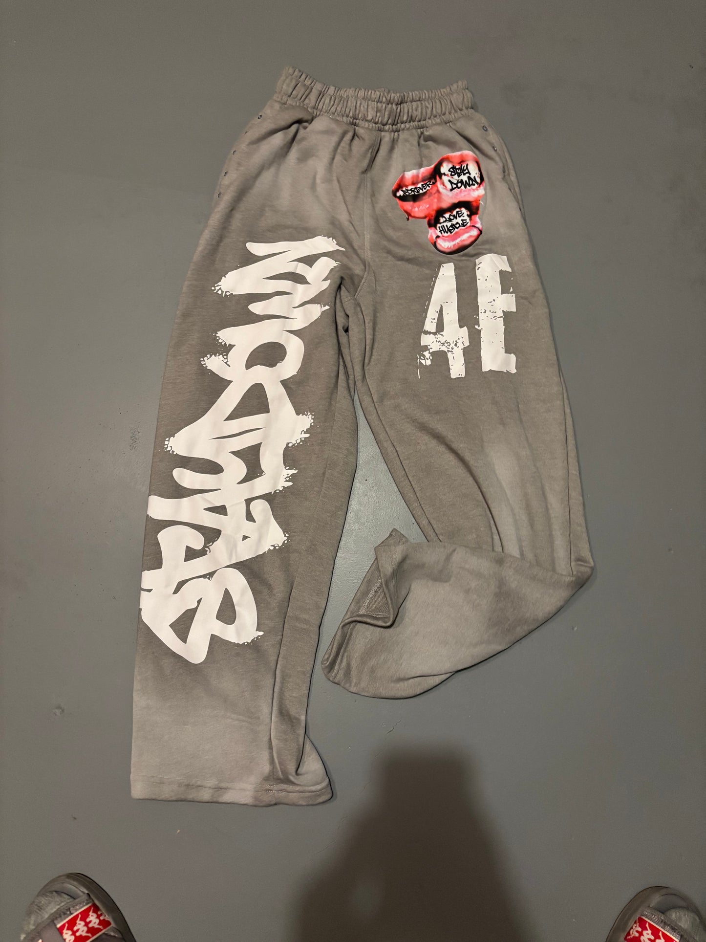 The Art of A Staydown Gray Sweatpants