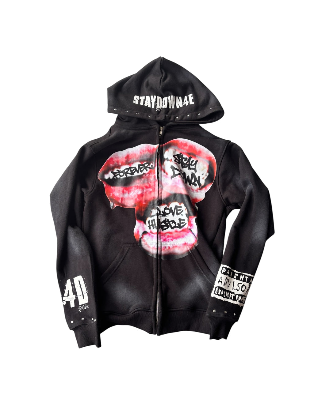 Black “The Art of a StayDown”hoodie