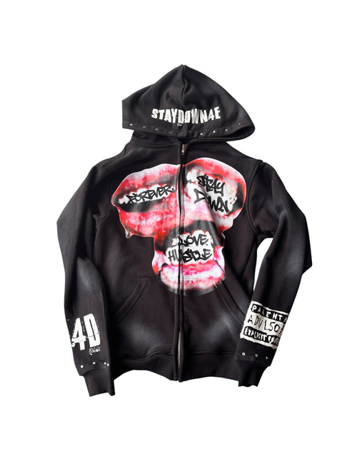 Black “The Art of a StayDown”hoodie