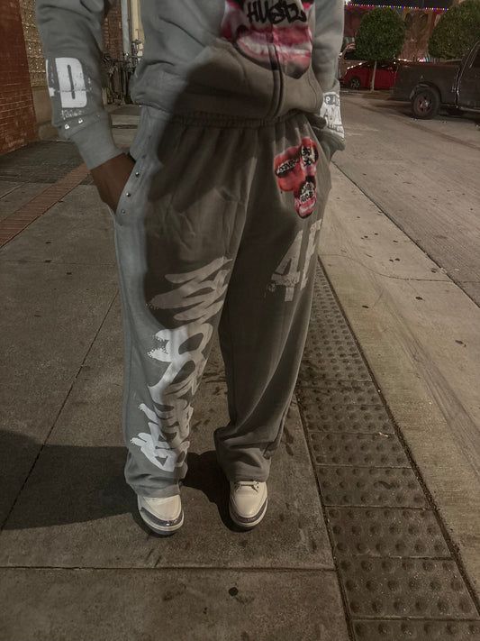 The Art of A Staydown Gray Sweatpants