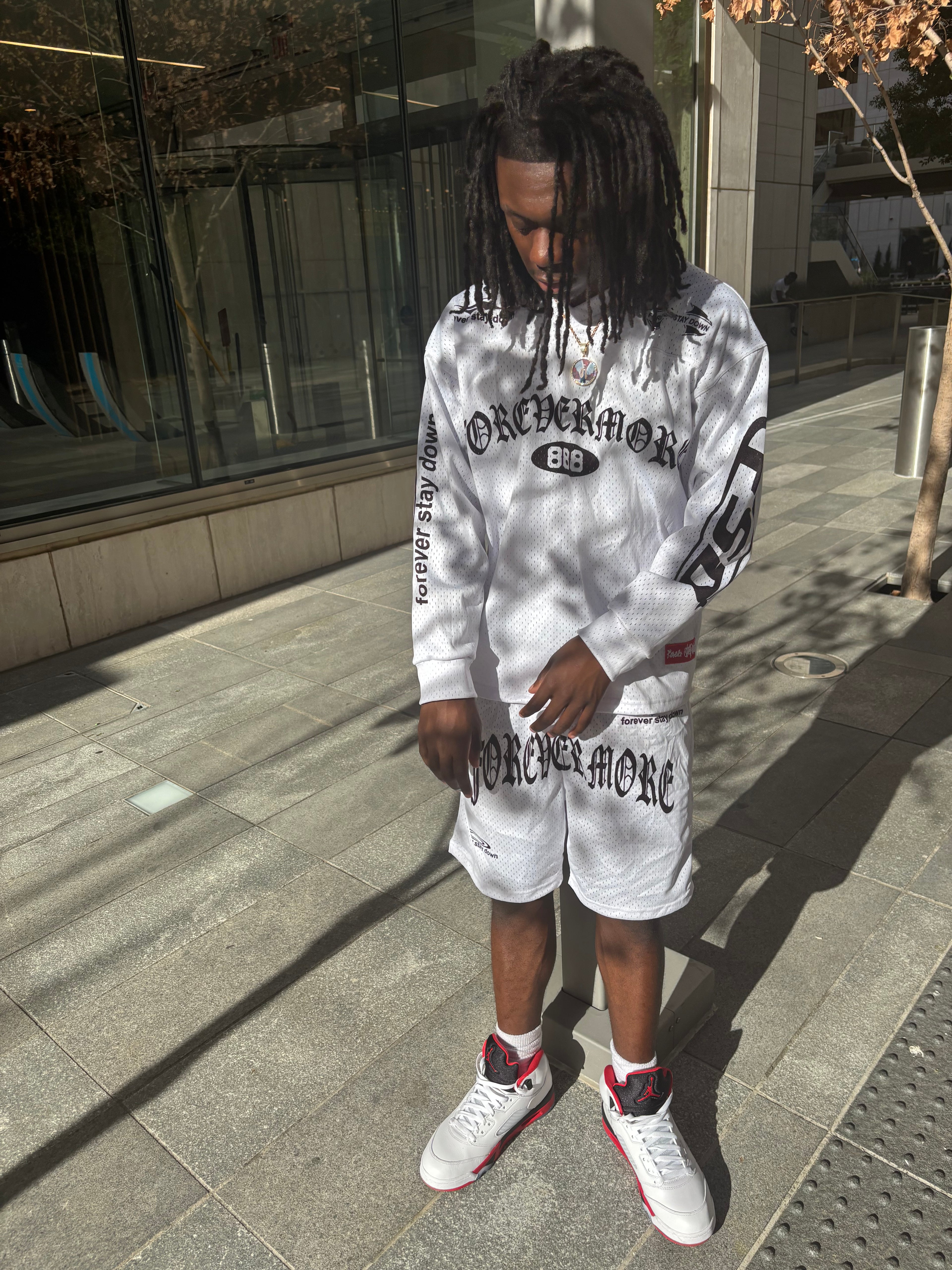 “SD Forever Jersey Set” White