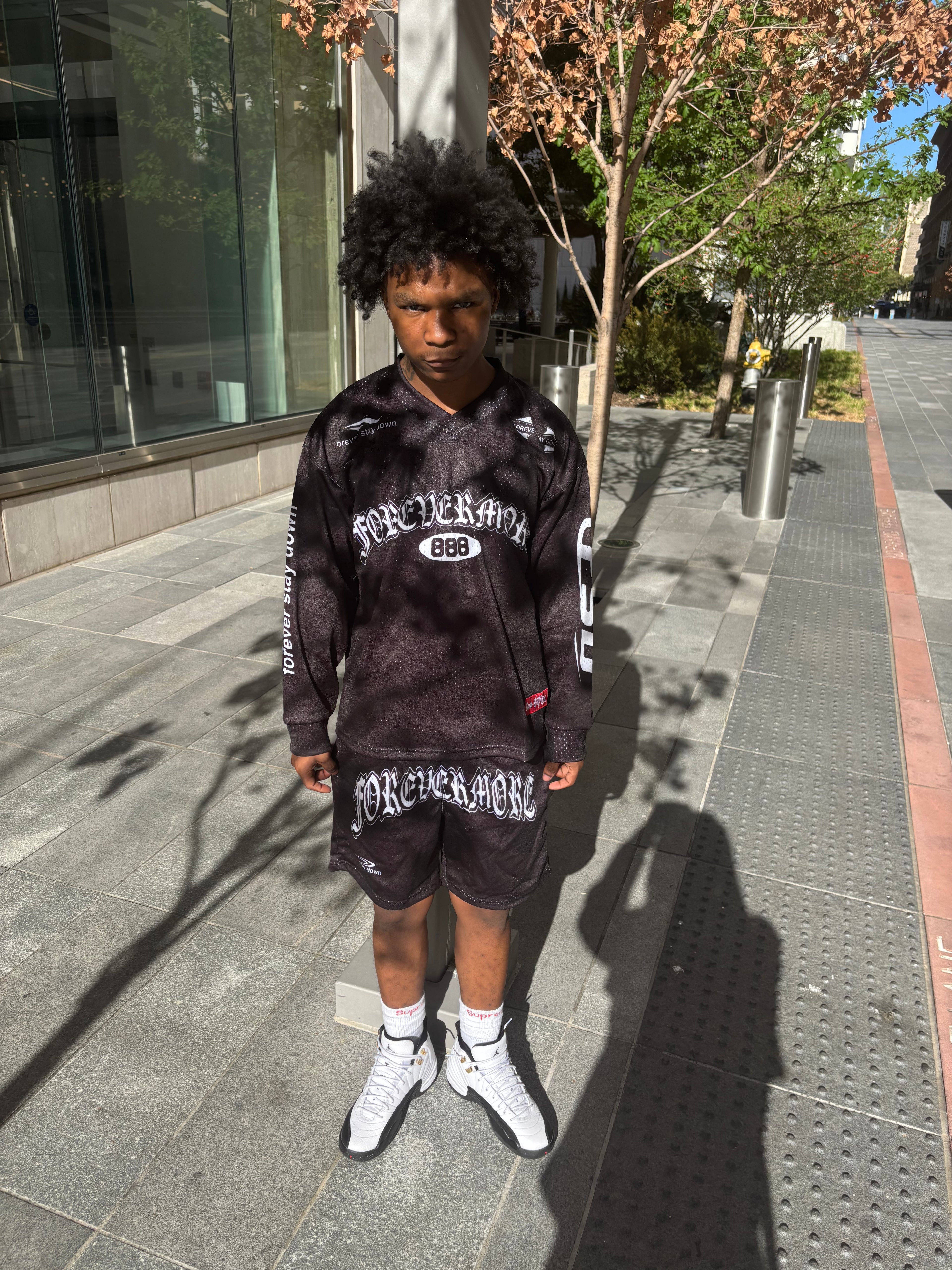 “SD Forever Jersey Set” Black