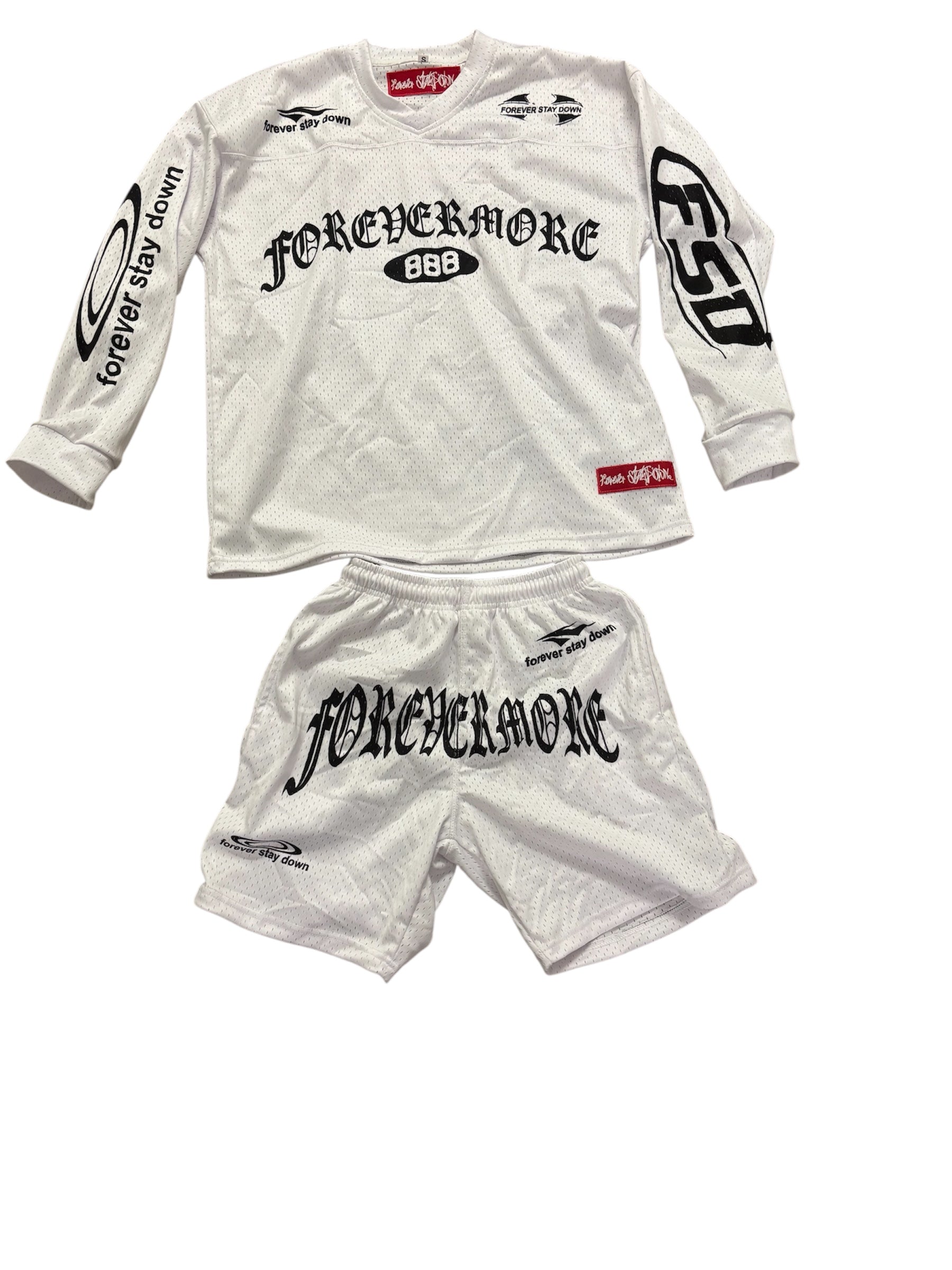 “SD Forever Jersey Set” White