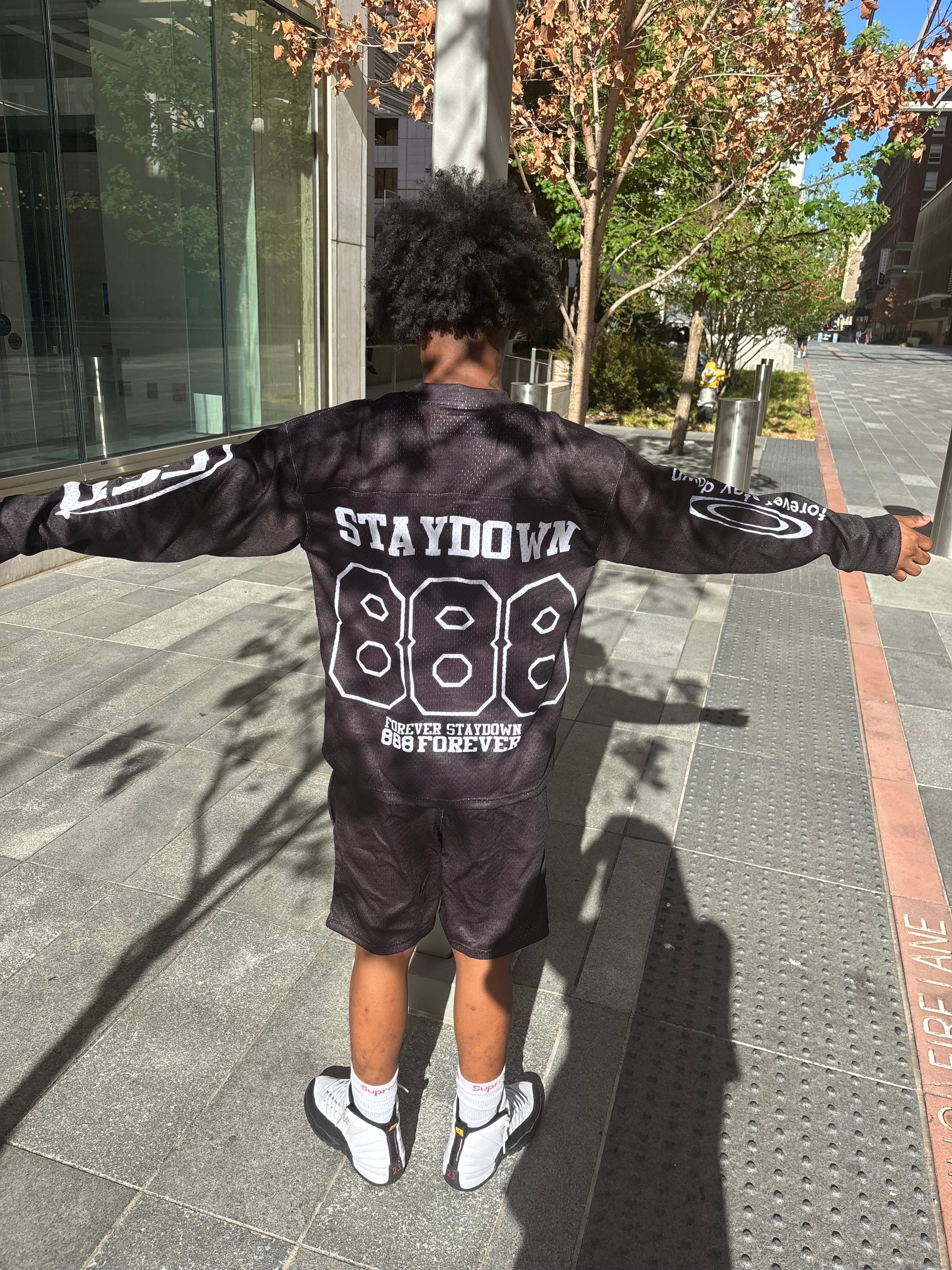 “SD Forever Jersey Set” Black