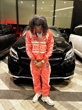 “Team 8” Pink and White Windbreaker set
