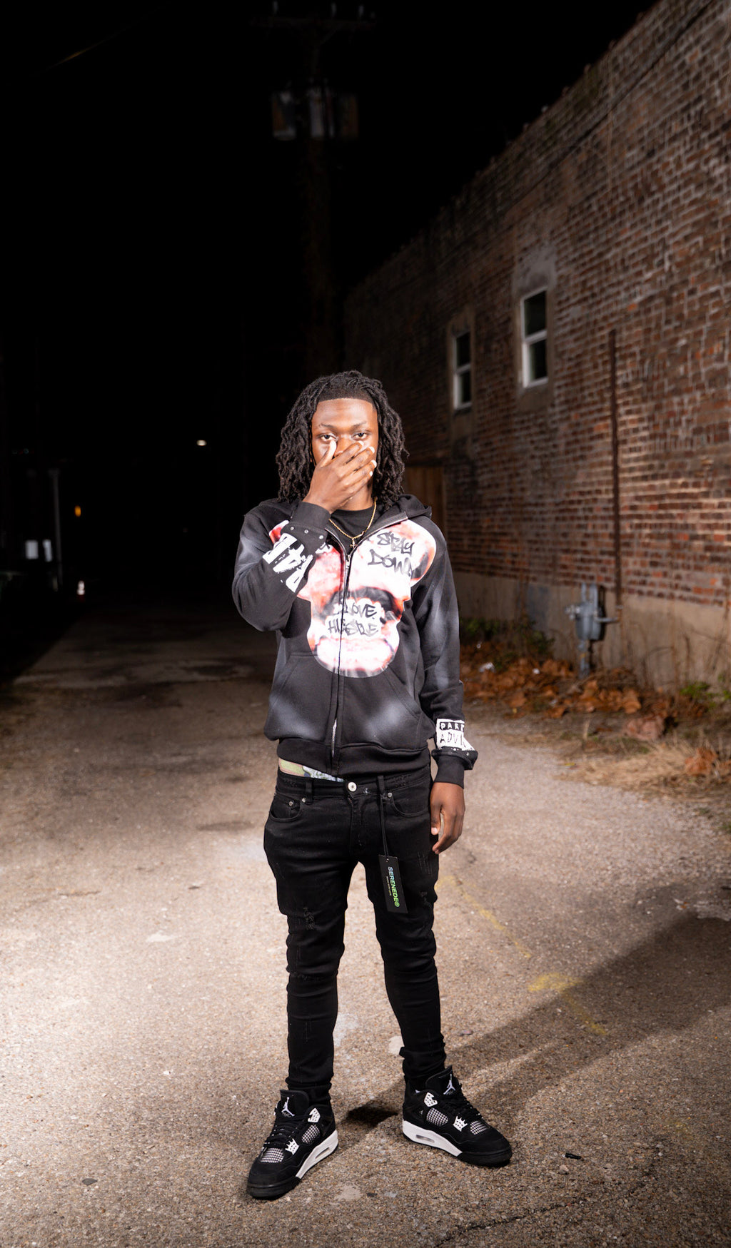 Black “The Art of a StayDown”hoodie