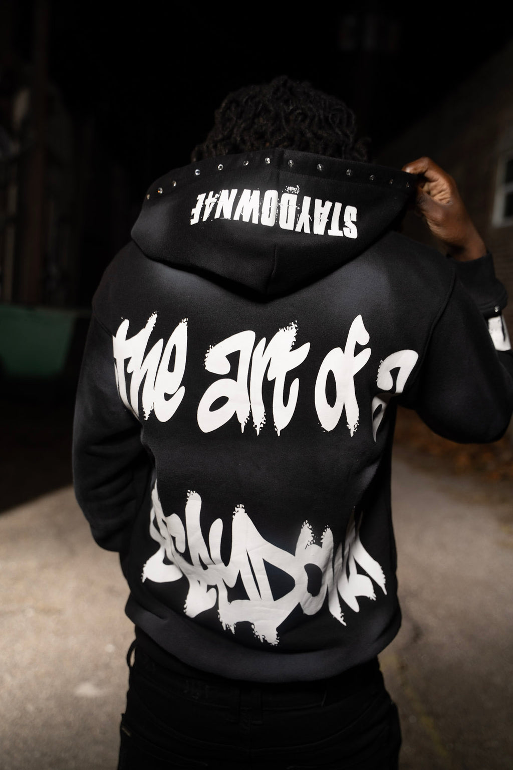 Black “The Art of a StayDown”hoodie